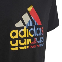 adidas Tennis-Tshirt Graphic 2023 schwarz Jungen